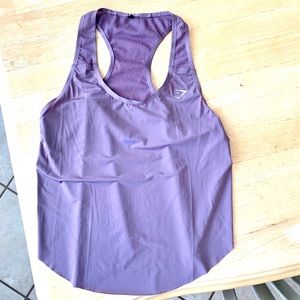 Gymshark vest in purple size xs